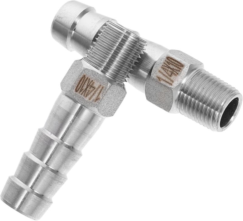 قطعتان من ملحقات خراطيم الهواء من الفولاذ المقاوم للصدأ، بارب × NPT ذكر، موصلات 3 60X1 30X1 30 سم - Image 1