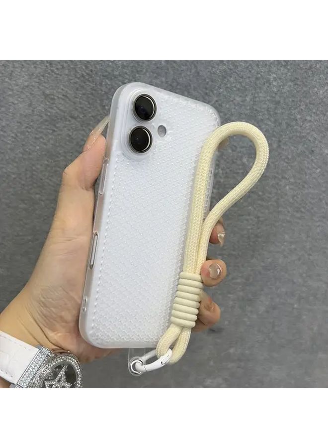 حافظة واقية من مادة TPU البيضاء مع خاصية تبديد الحرارة لهاتف iPhone 14 Pro - Image 1