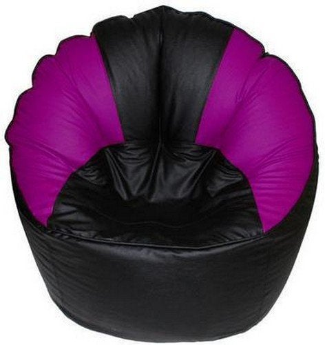 SATTVA Classy.Elegant.Stylish Sattva Mudha Sofa Bean Bag XXXL Cover Only Without Beans Dual Colour Black Purple 