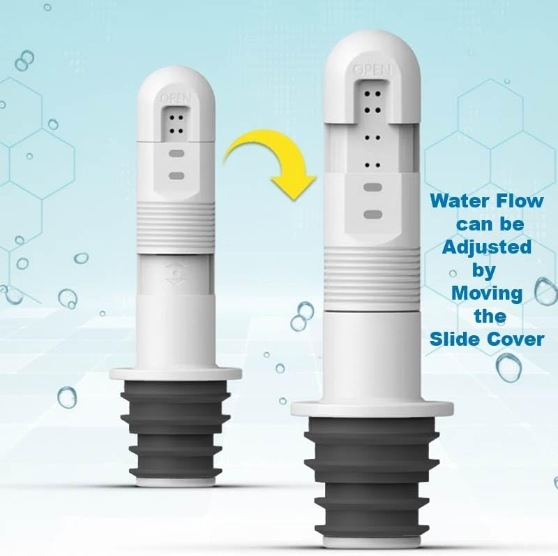 amiazi Portable Travel Bidet Nozzle – Universal Handheld Shattaf Sprayer Attachment for Any Water Bottle, High Pressure Manual Personal Hygiene Washer for Men & Women, Non-Electric Compact Cleaning Nozzle - Image 3
