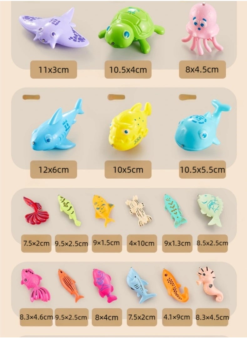 CALL PLAY - Magnetic Fishing Toy Set for Kids - 46 Pcs  Learning Game, Fine Motor Skill Activity for Toddlers & Preschoolers, Fun Birthday Gift for Boys & Girls Ages 3+ - Image 1