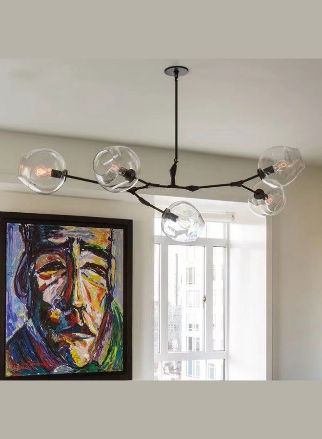 MAAC HOME MAAC Home Yarrow - Branch Multi-head Hanging LightModern Decorative Stylish Elegant Contemporary Minimalist Pendant Lamp for Bedroom, Living Room, and Office, Home Décor  - Image 1