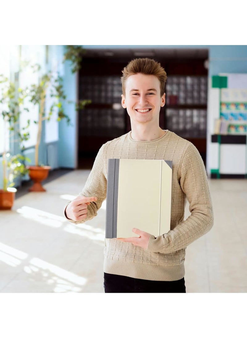 SOLARAE Folio Document Organizer, File Organizer with Pockets, Bound Expanding File Folder for Important Papers, Emergency Binder, Birth Certificates, Social Security Cards, Passports, Photos, Letters, Blue - Image 4