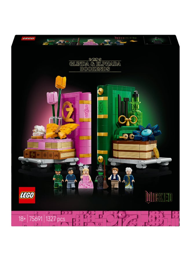 LEGO مجموعة بناء حوامل الكتب LEGO ويكيد غليندا وإلفابا 75691 (1327 قطعة) - Image 2