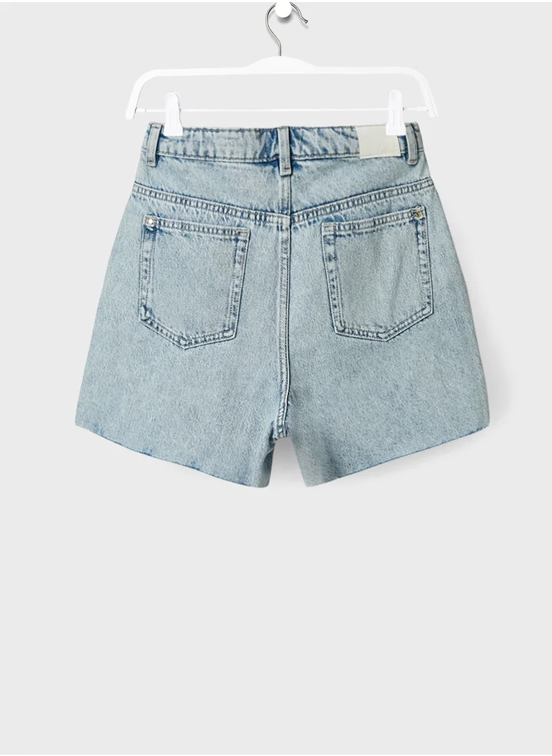 MANGO Youth Teen Denim Shorts