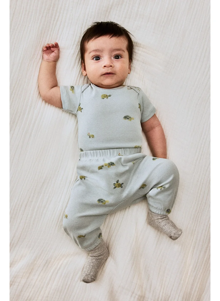 H&M 2-Piece Cotton Jersey Set
