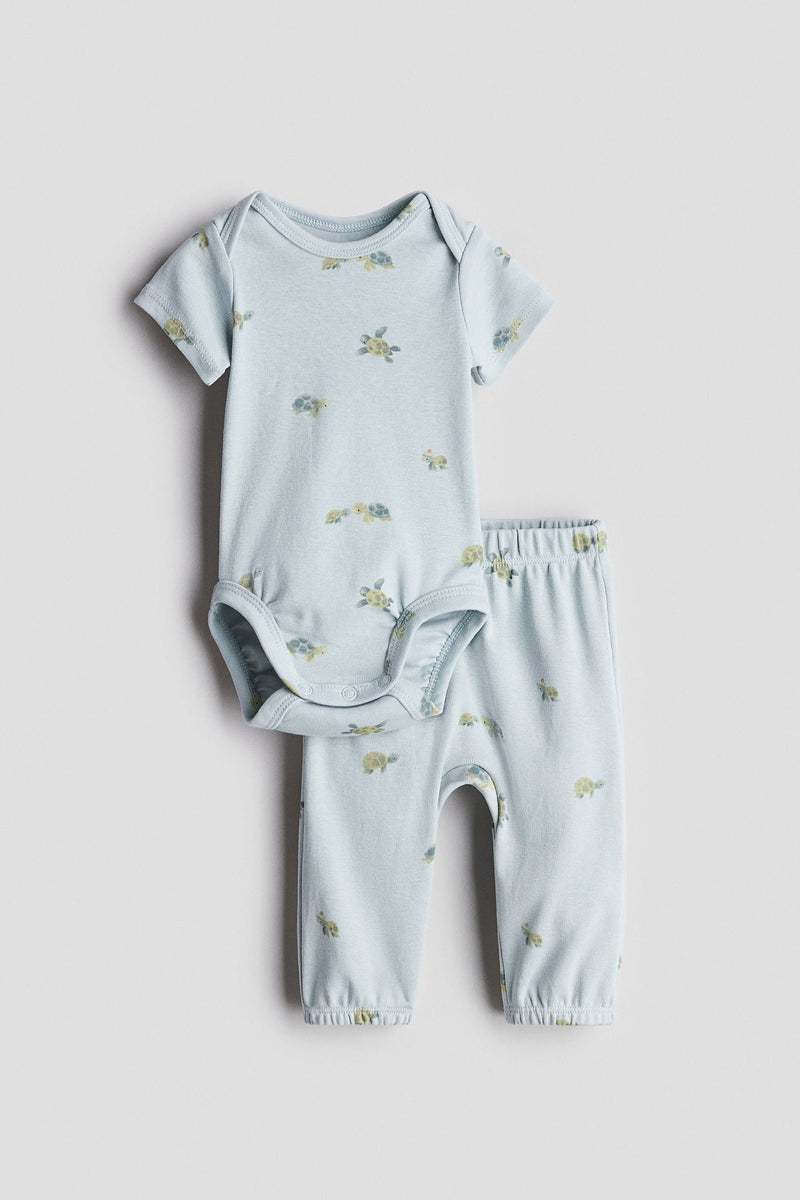 H&M 2-Piece Cotton Jersey Set  - Image 3
