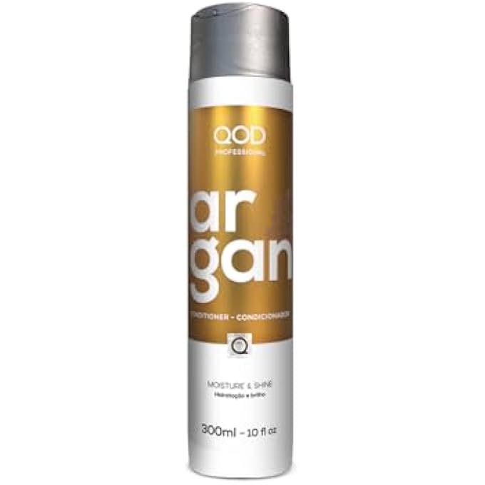 QOD PRO ARGAN CONDITIONER | FOR DRY, DAMAGED, FRIZZY AND DULL HAIR | PROMOTES SHINE AND SOFTNESS | WITH ARGAN OIL| 300ML - 10FL OZ - Image 1