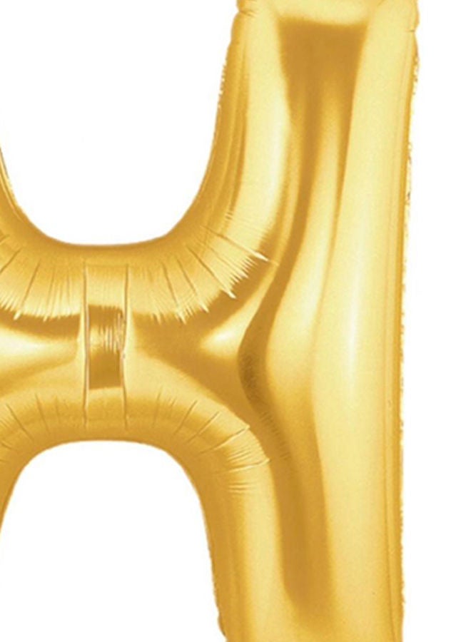 NIBEMINENT Letter H Shaped Party Decorative Foil Balloon 16inch - Image 2