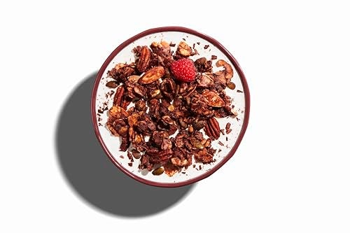 NuTrail Nut Granola Cereal, Dark Chocolate, No Sugar Added, Keto, Low Carb, Gluten Free, Grain Free, Healthy Breakfast 8 oz. 3 Count - Image 4