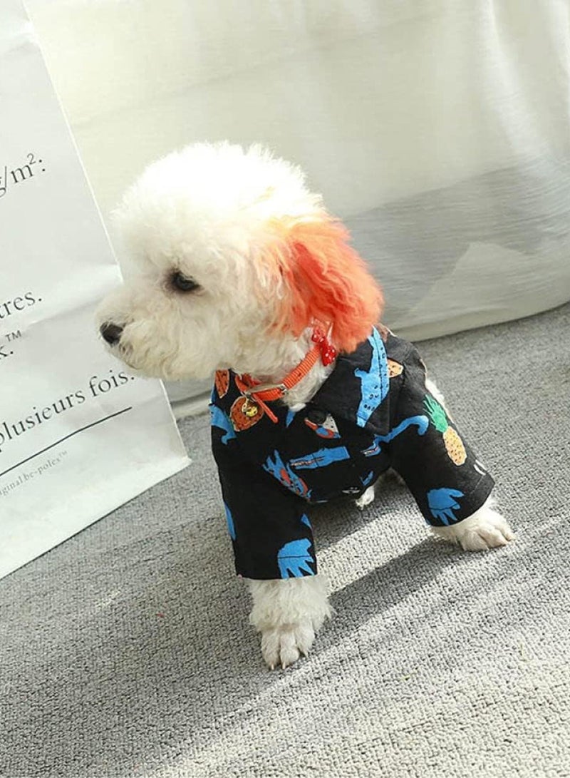 GGOOT Summer Dog Clothes Pet Shirts For Dogs Vest Fashion Puppy Cat Clothes For Dogs Pets Clothing For Dog Pet Products (Blue XXL) - Image 4