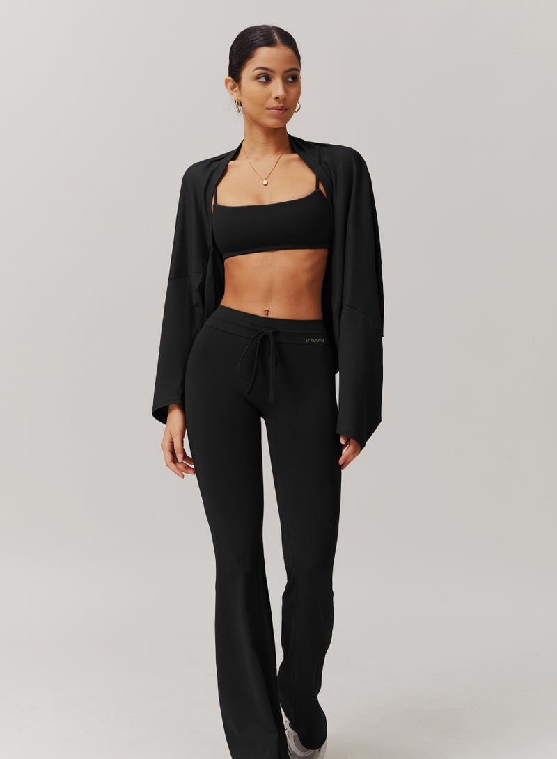 KAWN.YOGA Womens High Waist Flared Leggings - Image 2