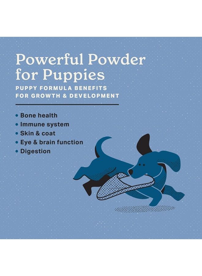 The Missing Link Puppy Superfood Supplement Powder for Dogs - Omegas 3 & 6, Fiber, Probiotics, Egg, Colostrum - Promotes Growth & Development, Supports Immunity, Digestion, Bones, Skin & Coat - 8oz - Image 3