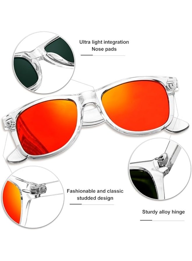 KANASTAL Polarized Sunglasses Men, Fashion Square Sun Glasses Women, Classic Shades for Womens, Driving Fishing Outdoor 100% UV400 Protection - Image 2