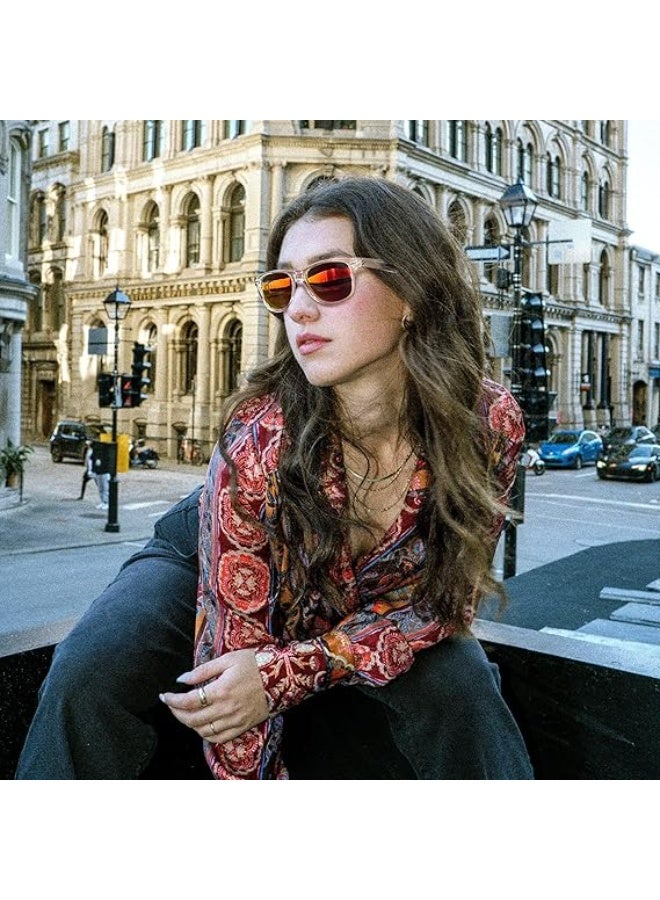KANASTAL Polarized Sunglasses Men, Fashion Square Sun Glasses Women, Classic Shades for Womens, Driving Fishing Outdoor 100% UV400 Protection - Image 3