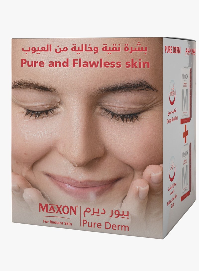 maxon Max On Pure Derm Cleansing Bar (1+1 Pack) 
