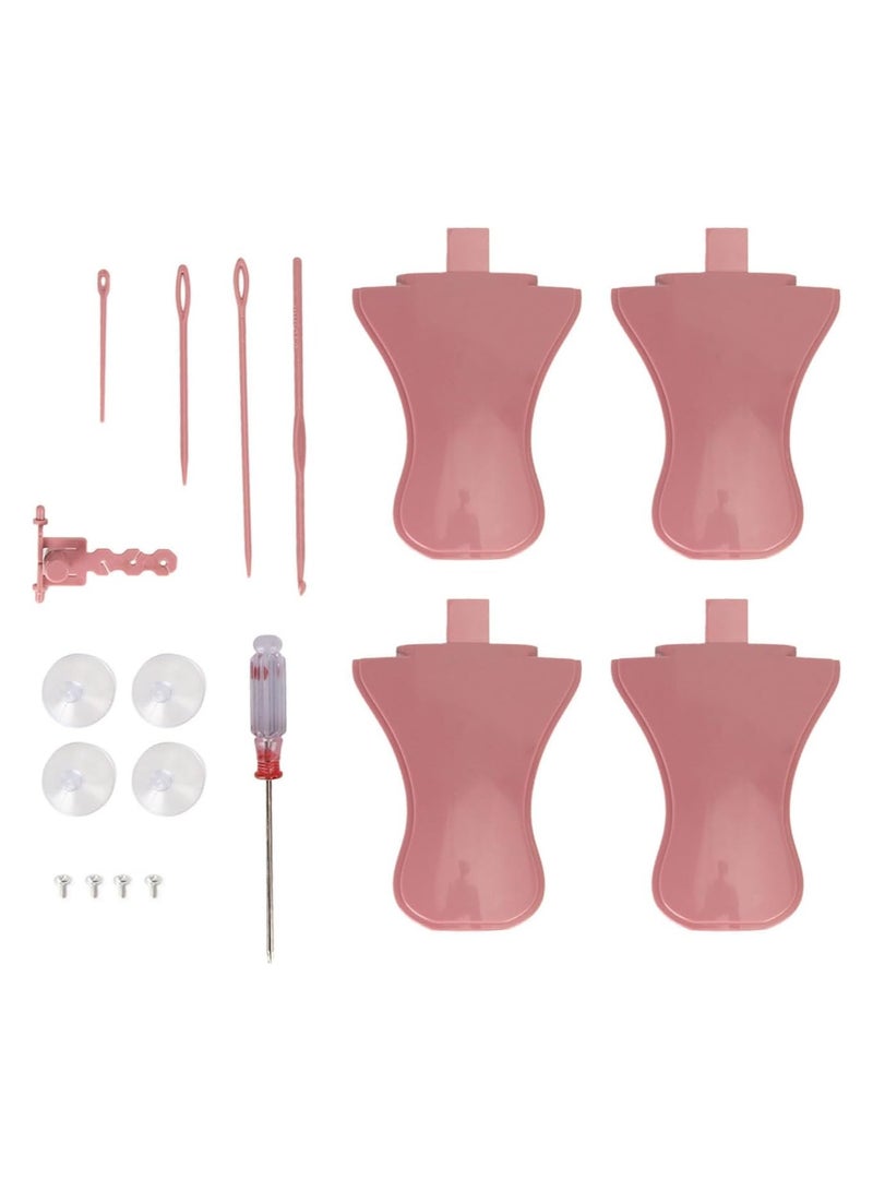 SOLARAE ملحقات آلة النسيج الدائرية البديلة، لـ Sentro 22 40 48 لملحقات آلة النسيج Jamit، رف سلكي دوار بديل لآلة النسيج للبالغين والأطفال - Image 2