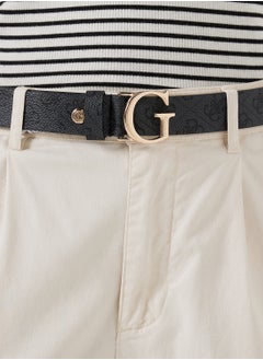 GUESS Logo Detailed None Allocated Hole  Belt  - Image 4