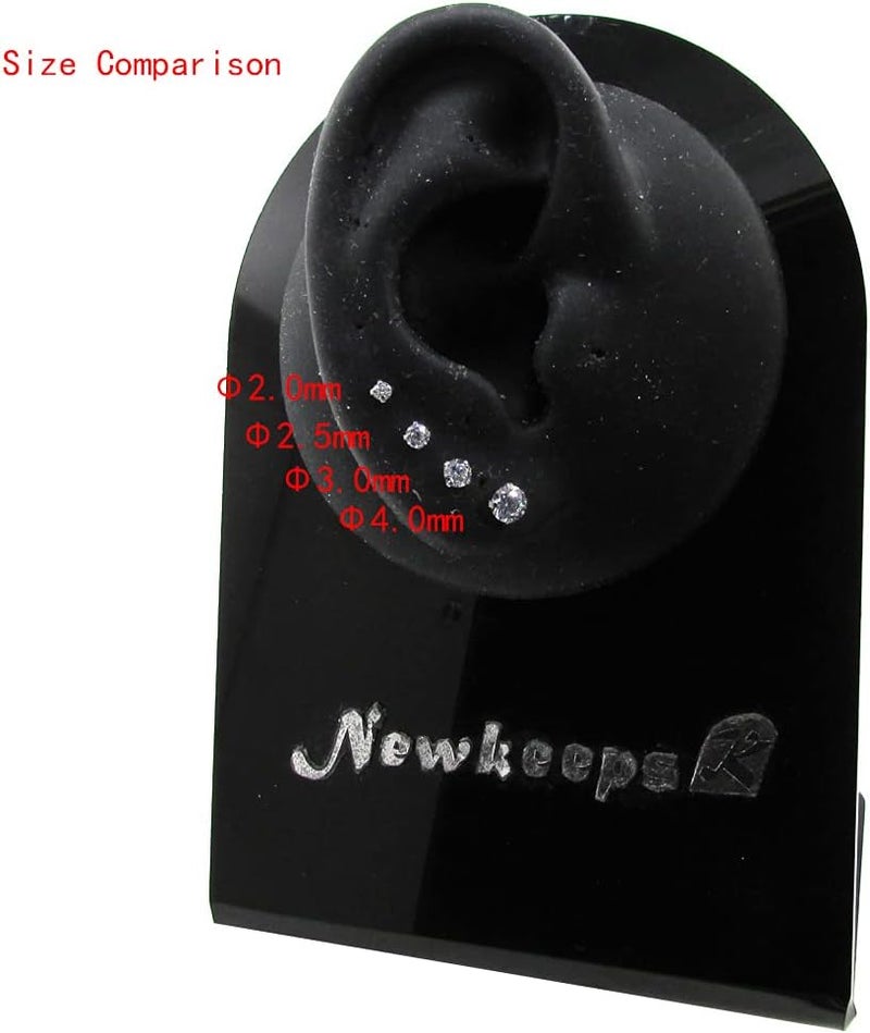 NewkeepsR 20g/18g/16g G23 Titanium Press Fit Threadless Push Pop in Labret Lip Monroe Tragus Earring Stud Piercing - Image 4
