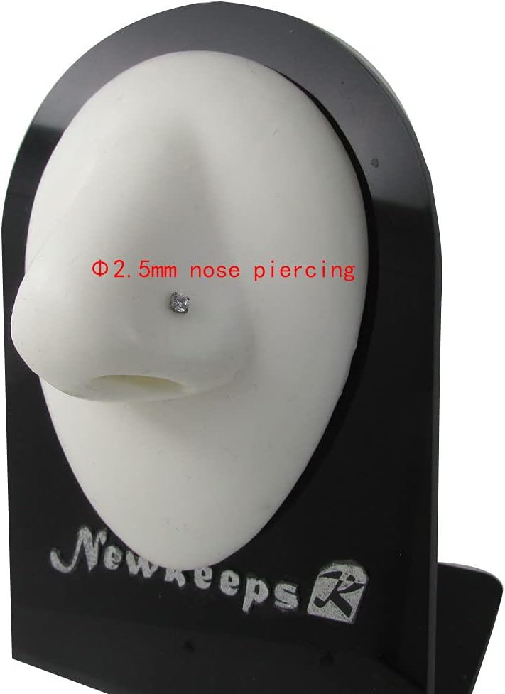NewkeepsR 20g/18g/16g G23 Titanium Press Fit Threadless Push Pop in Labret Lip Monroe Tragus Earring Stud Piercing - Image 5