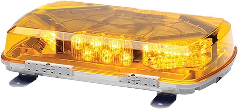 Whelen MC11PA Mini Century Light Bar with Permanent Mount Kit - Amber