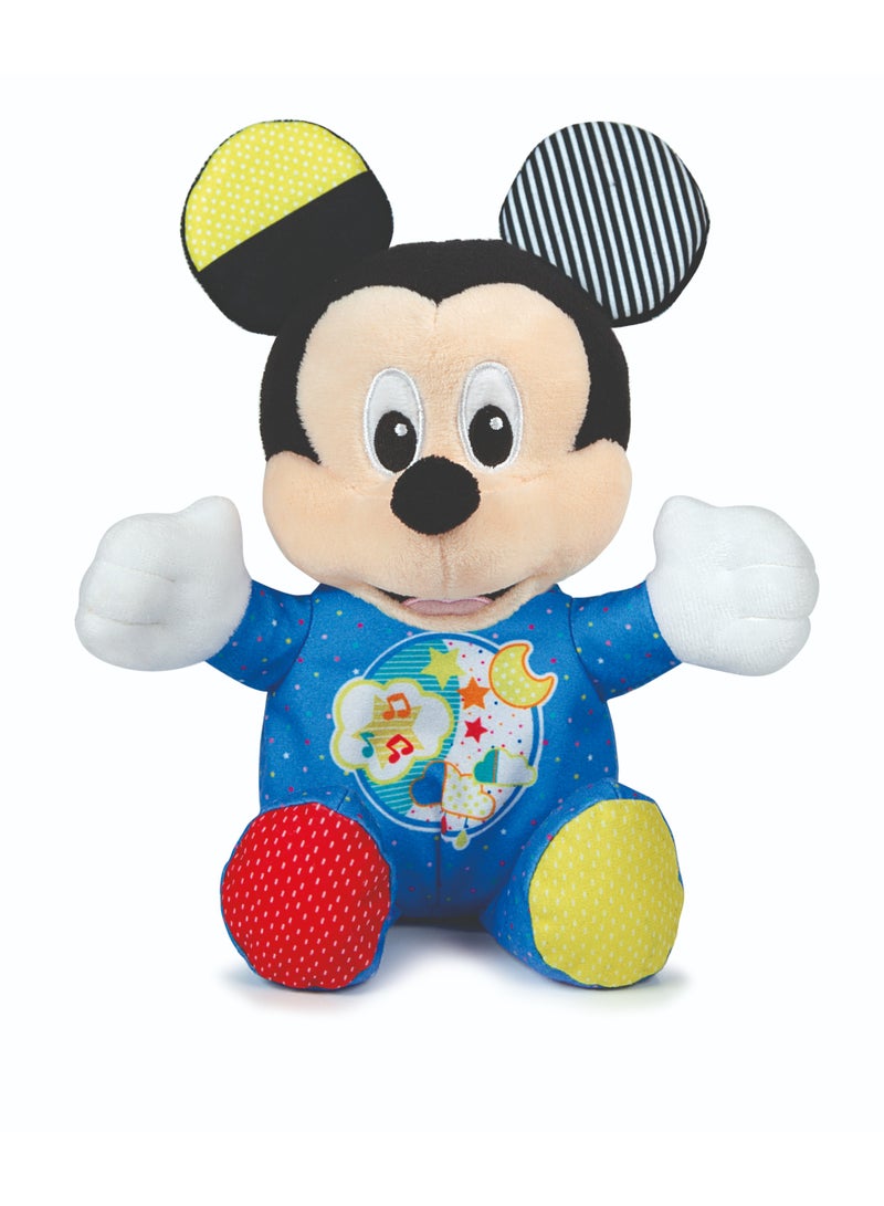 Clementoni Disney Baby Mickey Mouse Lightning Interactvie Plush Toy | Soft Toy | Early Learning Toy | Helps with Motor Skill Development | Sensory Development | Perfect Gift for Baby and Toddler - Image 2