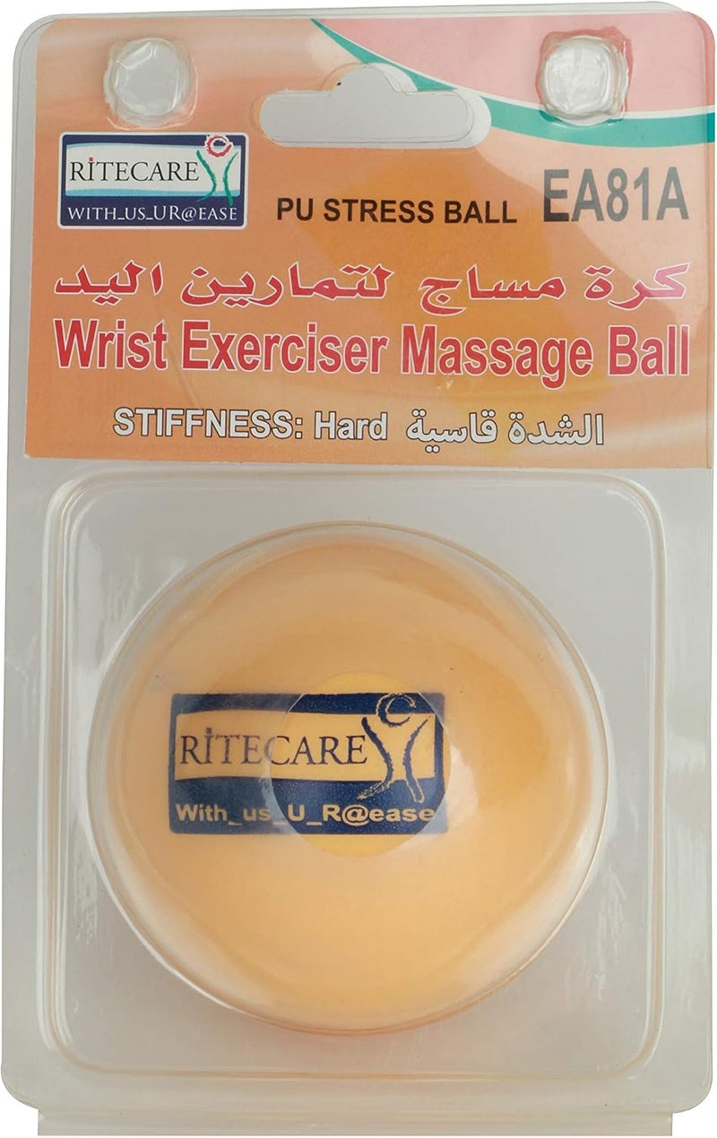 Ritecare Sponge Stress Ball - Small , Orange - Image 1