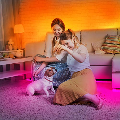 DAYBETTER أضواء شريط LED مقاومة للماء DAYBETTER، 32.8 قدم (دورتين من 16.4 قدم) مجموعة أضواء شريط LED متغيرة الألوان 300 LED مع جهاز تحكم عن بعد IR بـ 44 مفتاح ومصدر طاقة 12 فولت للاستخدام الداخلي والخارجي - Image 5