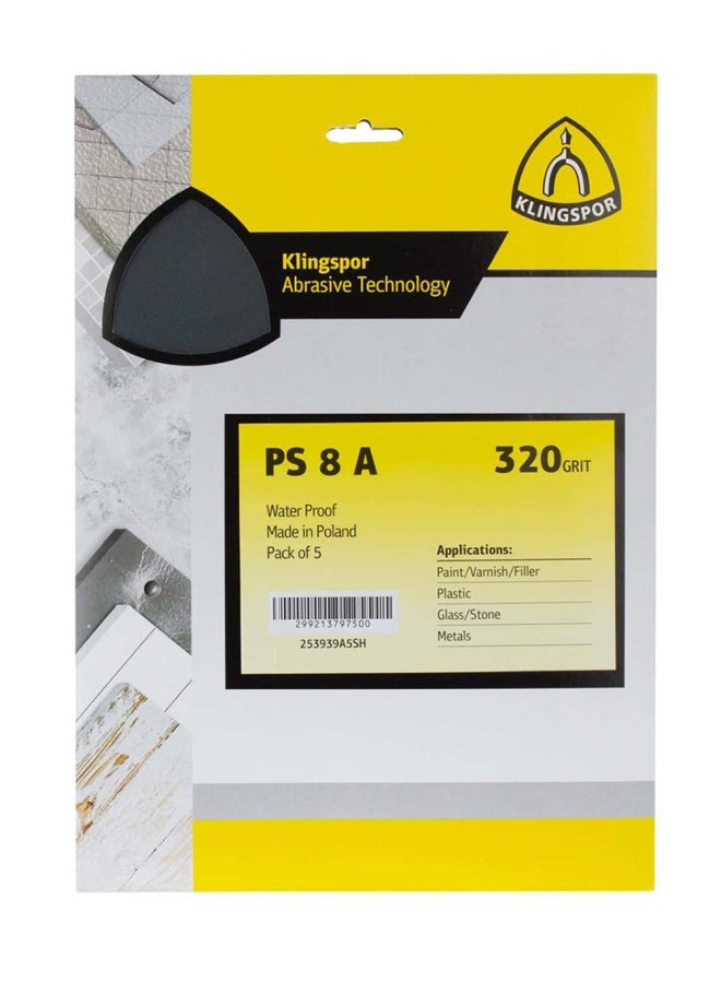 Pack Of 3 Klingspor Mix Grit Water Proof Sanding Sheet 320 400 600 
