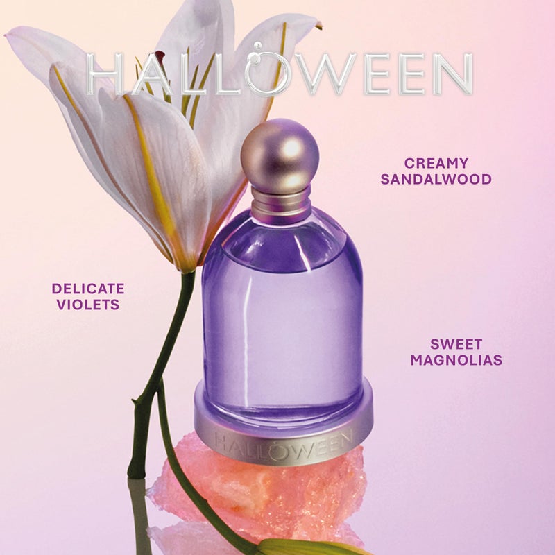 Halloween Eau De Toilette for Women. Floral, Marine Long Lasting Fragrance with Notes of Violet, Magnolia and Pepper, 6.8 Fl Oz - Image 4