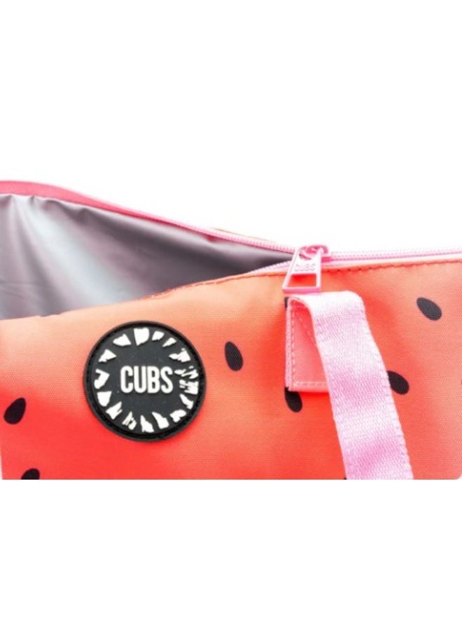 CUBS Red Multicolor Water Melon Lunch Bag  - Image 4