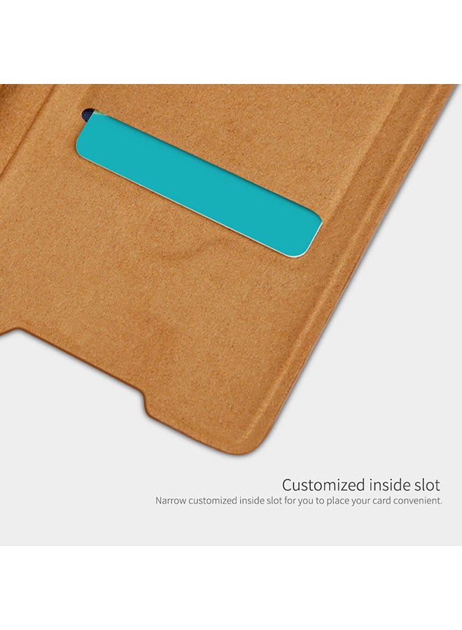 Nillkin Stylish Durable Slim Flip Wallet Case cover For Samsung Galaxy Note 20 Ultra Brown - Image 3