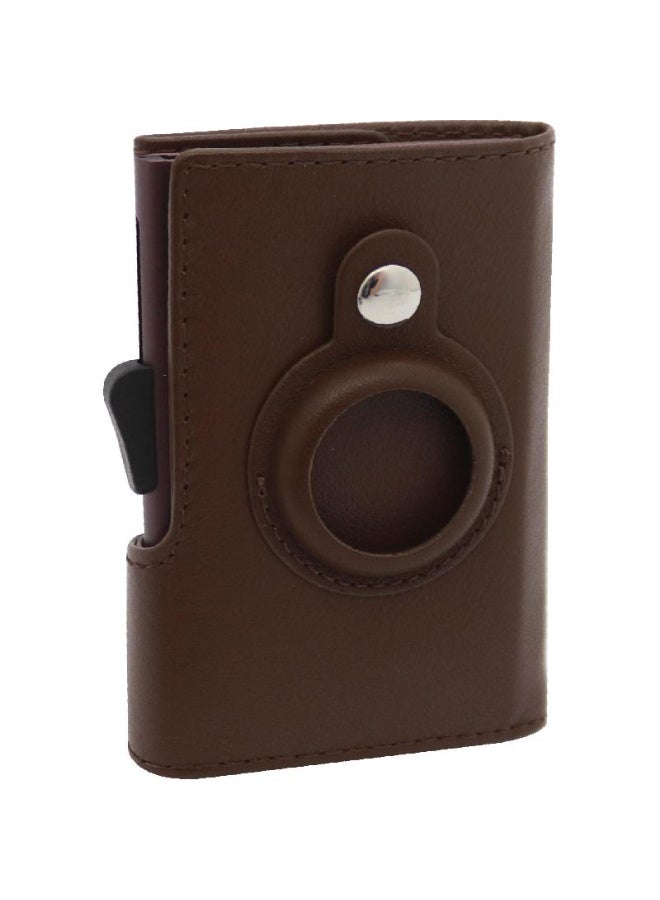 سي-سيكيور محفظة بطاقات كاجوال جلد بني - Image 3