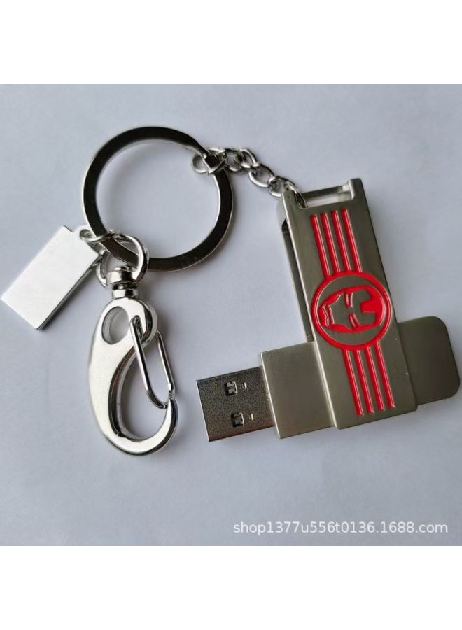 Iron Man Metal Waterproof Mobile Phone U Disk Typec Dual Interface Computer Dual-use Capacity Expansion-Color:Silver-Capacity:8GB 3.0 - Image 1