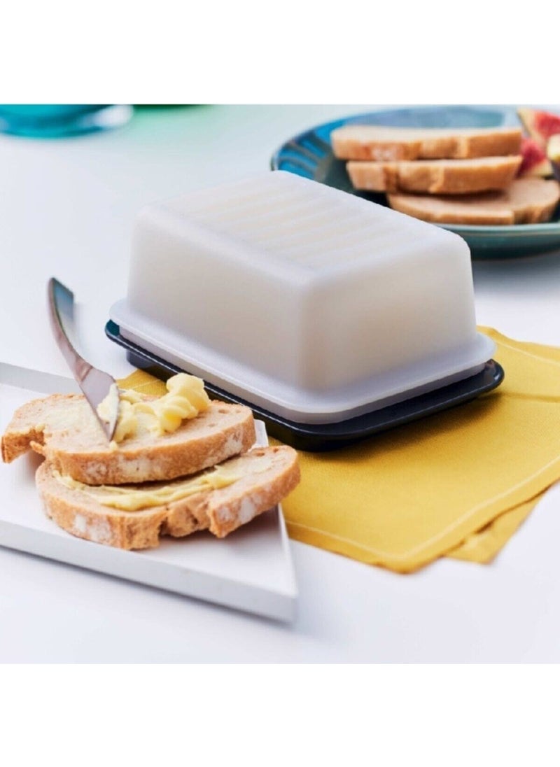 Tupperware Butter Dish with Lid Eco Butter Margarine Storage Container Hsgl Black  - Image 3