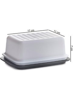 Tupperware Butter Dish with Lid Eco Butter Margarine Storage Container Hsgl Black  - Image 4