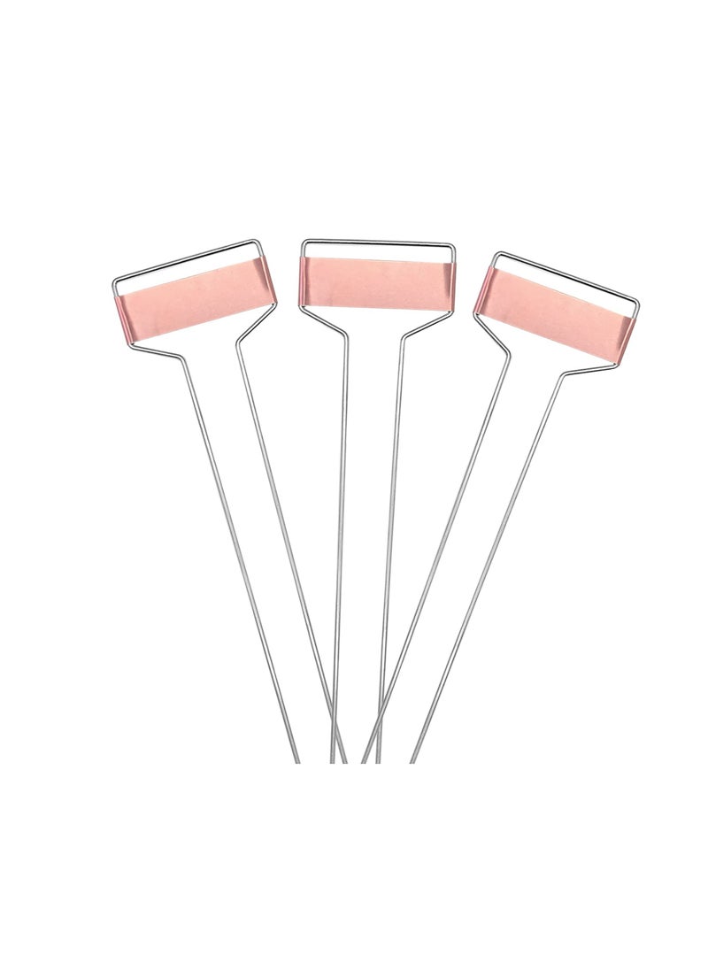 SYOSI Metal Plant Label Stakes Copper Metal Plant Tags High Copper Plate Metal Plant Labels Copper Plant Tags with 1 Maker Pen for Flowers Vegetables Seedlings Seed Gardening Markers (20 Pieces 10 Inch)  - Image 4