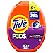 Tide PODS laundry detergent pacs 3in1 Stain Remover Odor Fighter Color Protector 102 Count HE compatible Spring Meadow Scent - Image 1