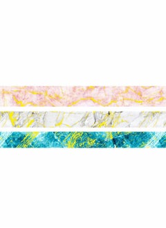 Y&D Washi Tape Set, 3 Rolls Gold Veins Gorgeous Foil Masking Set Decorative for Arts, DIY Crafts, Journal Supplies, Planners, Scrapbook, Card/Gift Wrapping (Marbling Patterns)  - Image 4