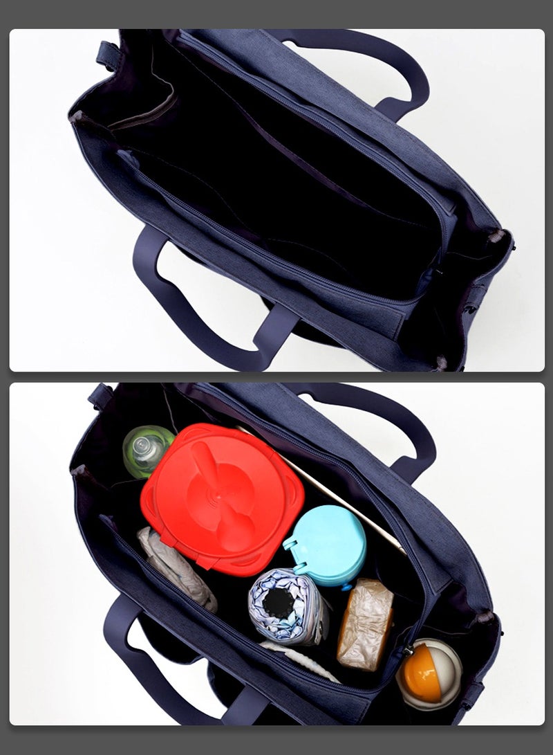حقيبة أمومة متعددة الوظائف - حقيبة كتف مضادة للماء - حقيبة أم وطفل محمولة - حقيبة خروج عملية - Image 2
