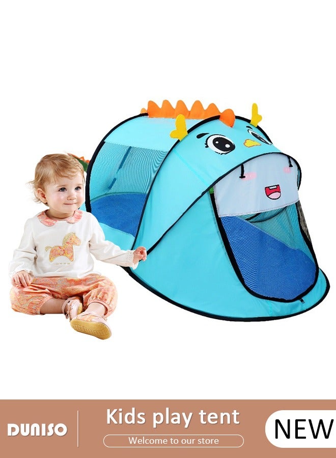DUNISO Kids Play Tents Collapsible Tent for Girls Boys Children Play Fun Large Playhouse Pop Up Birthday Toys Indoor Outdoor Yard Beach Baby Travel Bed - Image 1
