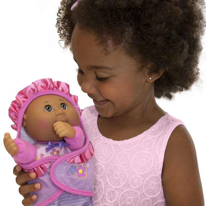 Cabbage Patch Kids Official, Newborn Baby African American Girl Doll - Comes with Swaddle Blanket and Unique Adoption Birth Announcement - Image 4
