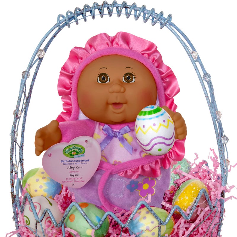 Cabbage Patch Kids Official, Newborn Baby African American Girl Doll - Comes with Swaddle Blanket and Unique Adoption Birth Announcement - Image 5
