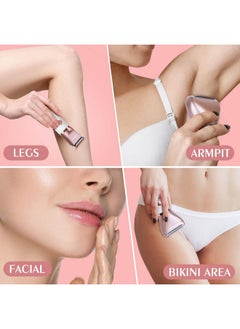 FLAMINGO Disposable Dermaplane Razors 4 Single Blade Facial Razors For Women  - Image 3