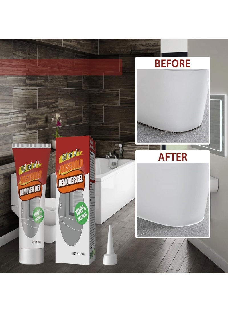 2 Pcs Mold Remover Gels, Household Mold Clean Gel for Washing Machine/Fridge/Kitchen Sink/Bathroom, Mold Cleaner for Tile/Wall - Image 3