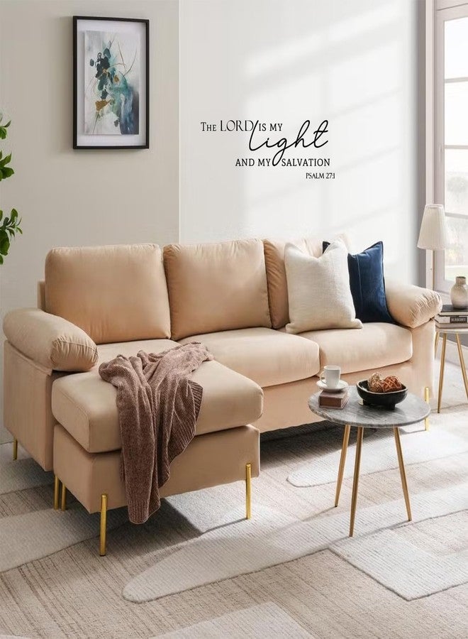 MOVANKRO The Lord is My Light and My Salvation Psalm 27:1- Christian Quotes Bible Verse Vinyl Wall Decal Sticker, Scripture Wall Art, Christian Gift, Religious Décor - Image 2