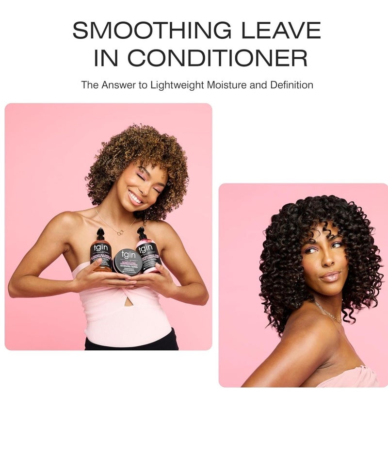 تجين بلسم مرطب خالٍ من ماء الورد – بلسم مرطب بماء الورد وتوت الآساي للشعر المجعد والمموج والجاف – عناية بالشعر خالية من الكبريتات وناعمة وناعمة - Image 5