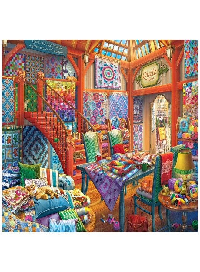 Rose Art Roseart - Hobby Haven - Quilt Shop - 1000 Piece Jigsaw Puzzle - Image 1