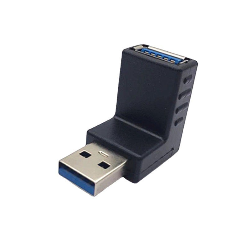 Usb Elbow Usb3.0 Adapter Usb Male To Female Extension Head Converter A Male To Af Female Left And Right Elbow - Image 3