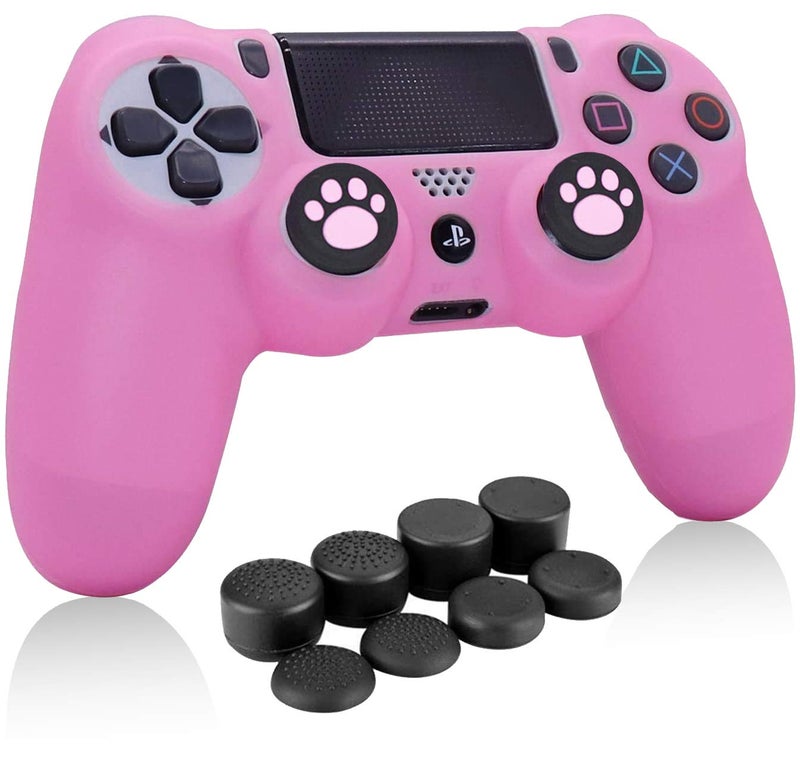 HLRAO Controller Skin Silicone Grip Protective Case Cover. (Pink) - Image 1